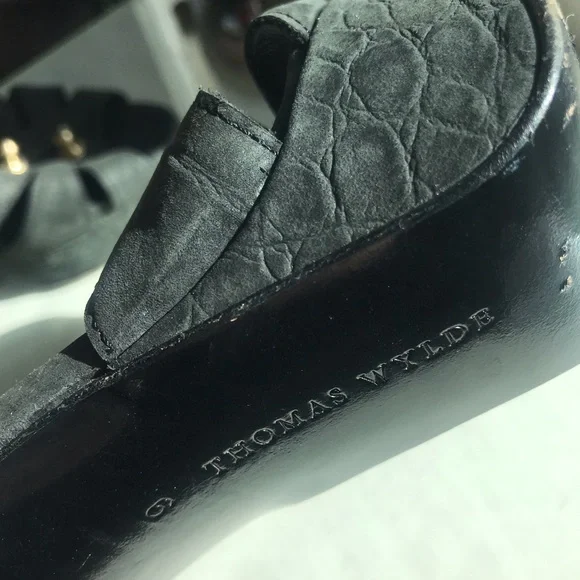 Thomas Wylde Studded Platform Pumps - Picture 11 of 12